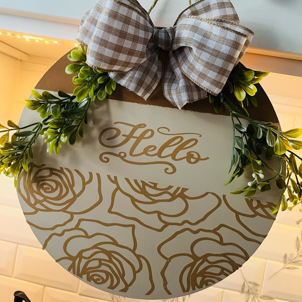 Hello wreath
